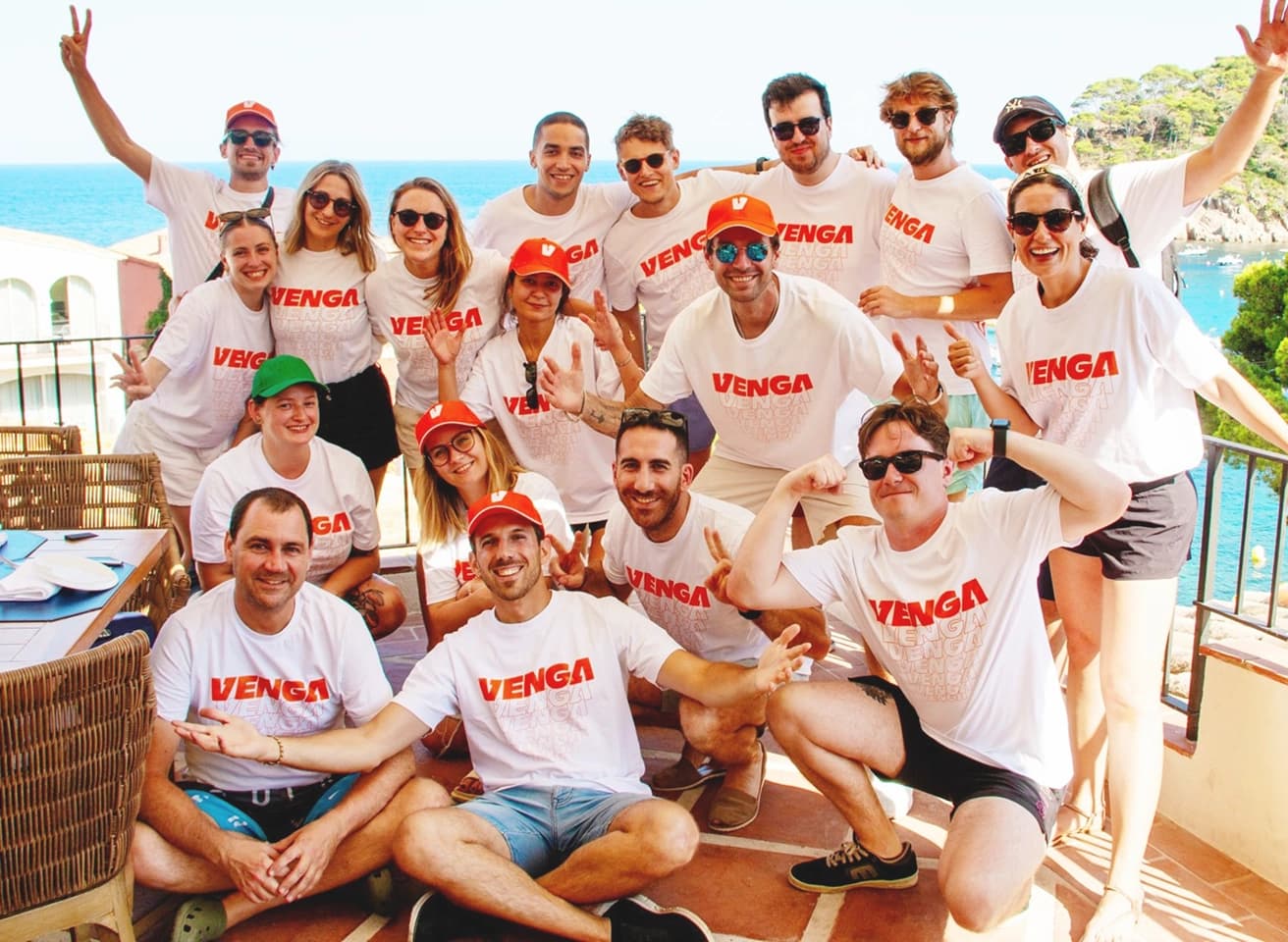Venga team at event